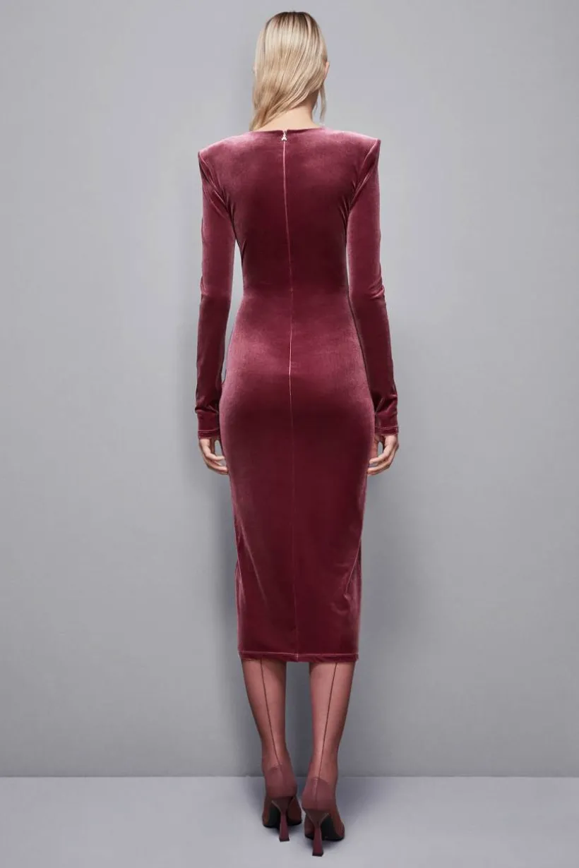 Abito bustier in velluto Essential