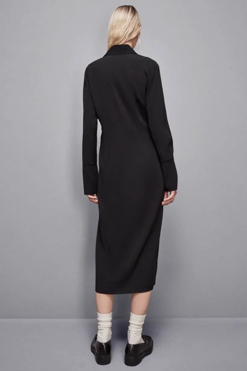 Abito con fusciacca in twill Essential