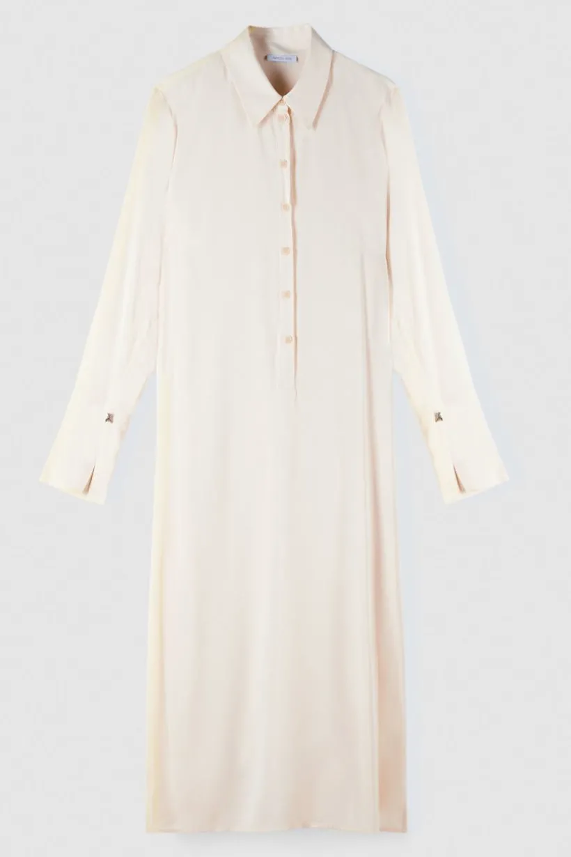 Abito con fusciacca in twill Essential