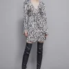Abito mini in georgette