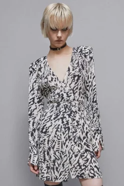Abito mini in georgette
