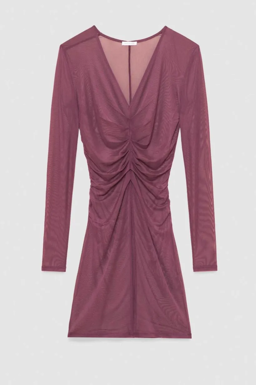Abito mini in tulle stretch