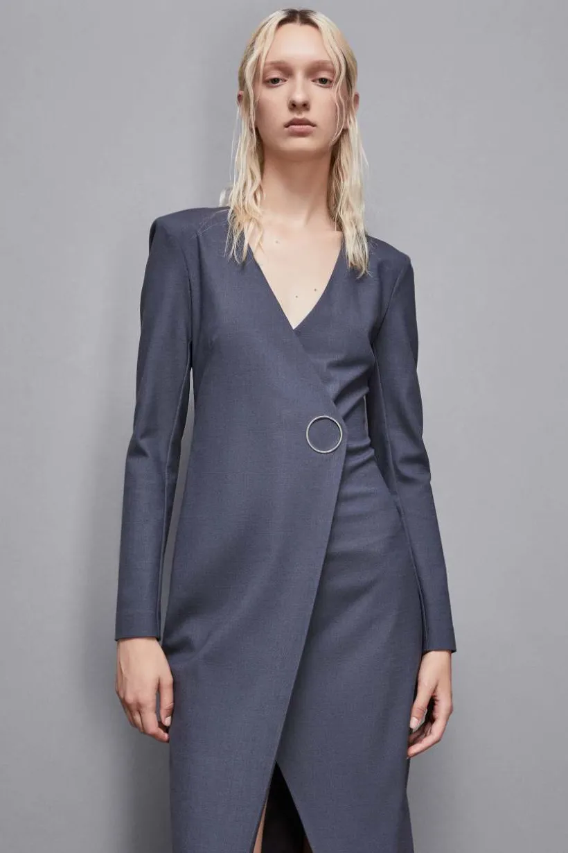 Abito slim fit in lana Essential