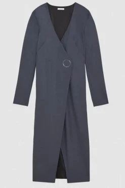 Abito slim fit in lana Essential