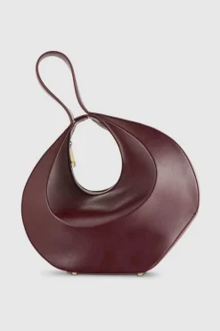 Bangle bag a spalla in pelle