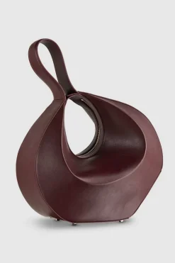 Bangle bag a spalla in pelle