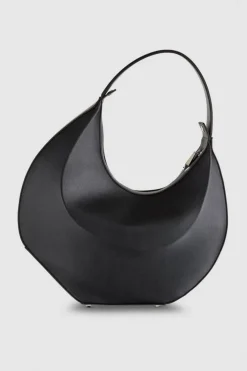 Bangle bag a spalla in pelle