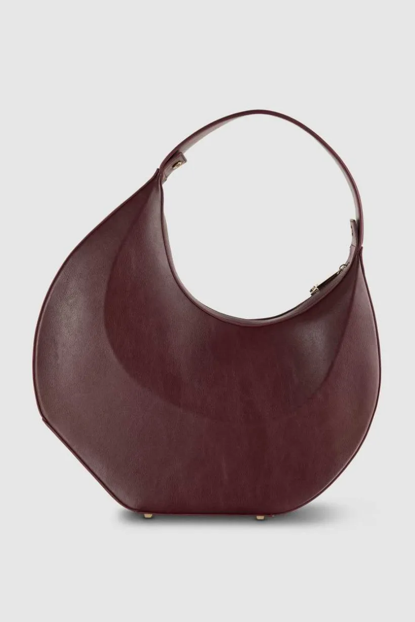 Bangle bag a spalla in pelle