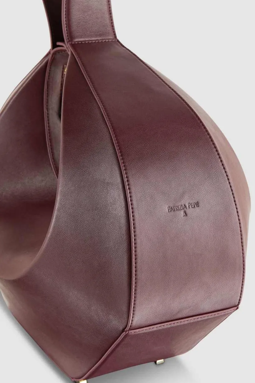 Bangle bag a spalla in pelle
