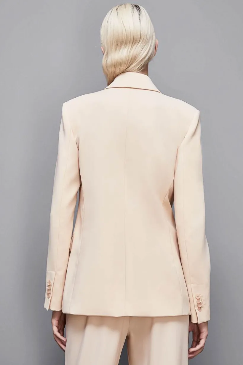 Blazer doppio petto in crepe Essential