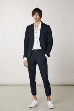 Blazer foderato in poliviscosa