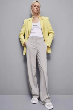 Blazer un bottone in flanella