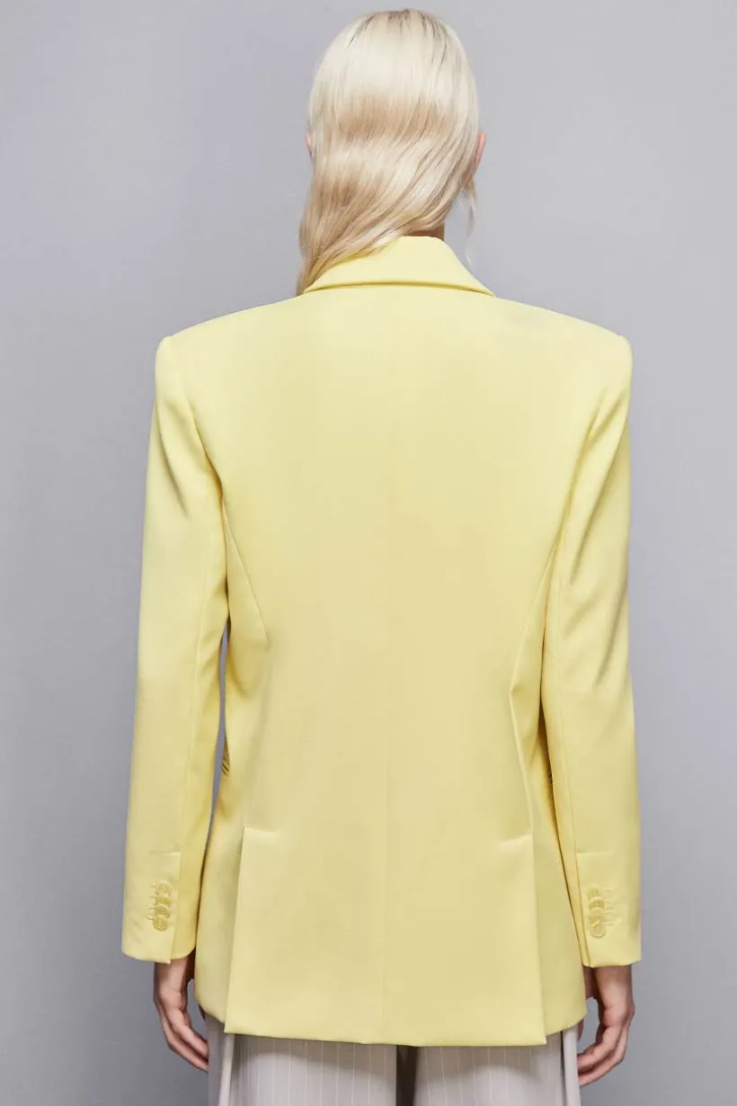 Blazer un bottone in flanella