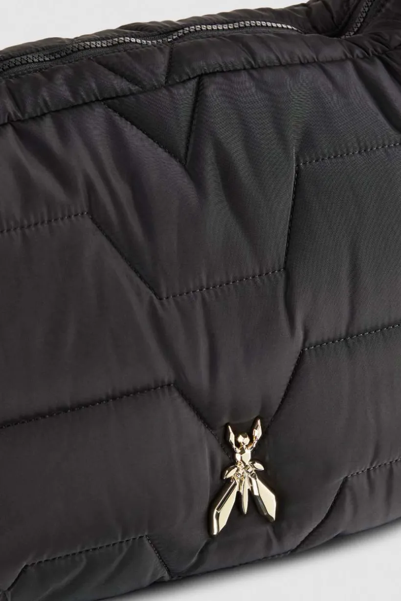 Borsa a spalla con zip in Nylon