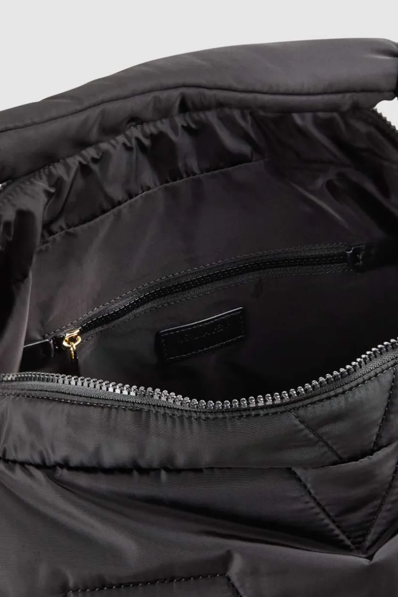 Borsa a spalla con zip in Nylon