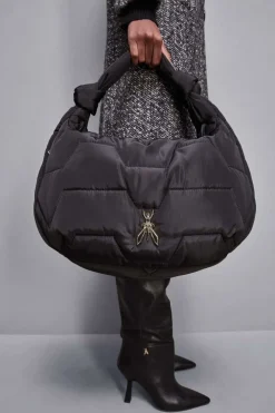 Borsa a spalla con zip in Nylon