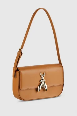 Borsa a spalla in pelle con tracolla
