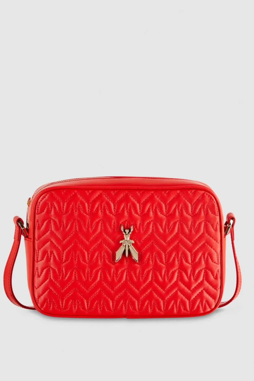 Borsa a tracolla in pelle trapuntata