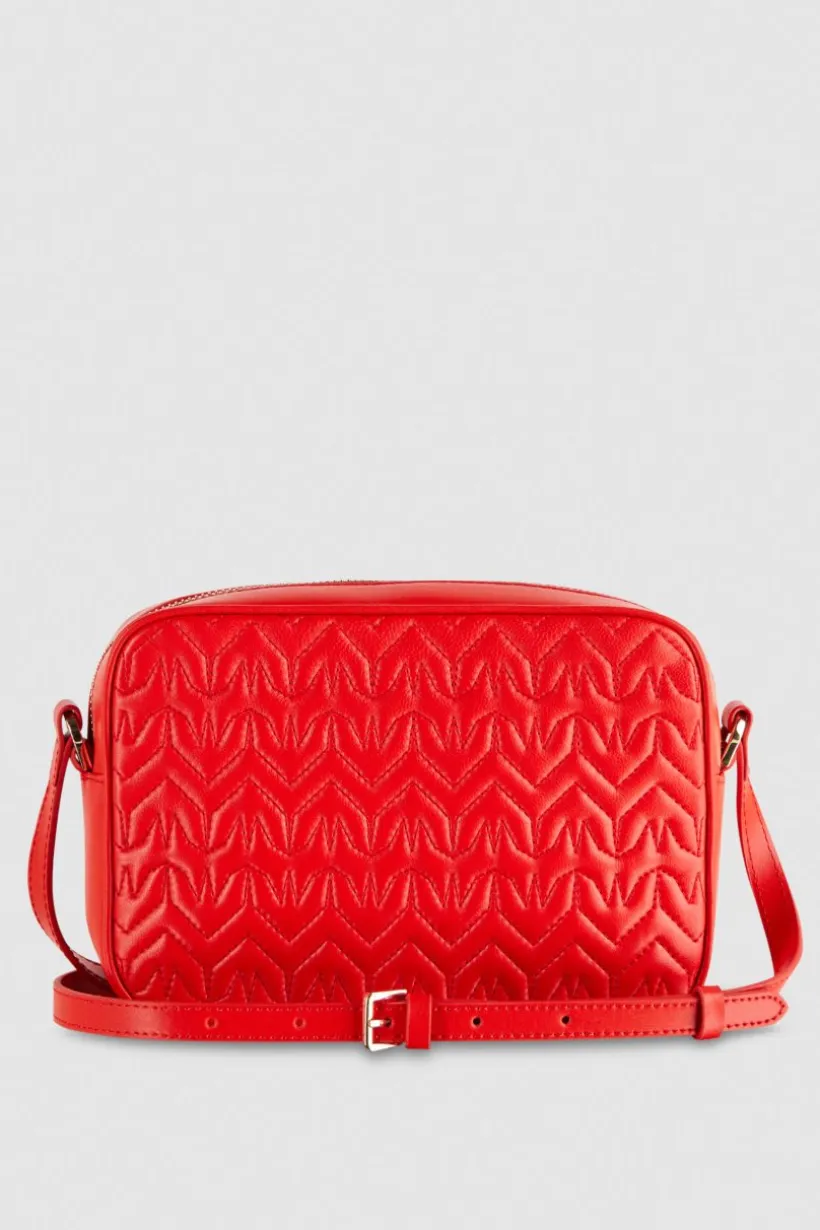 Borsa a tracolla in pelle trapuntata