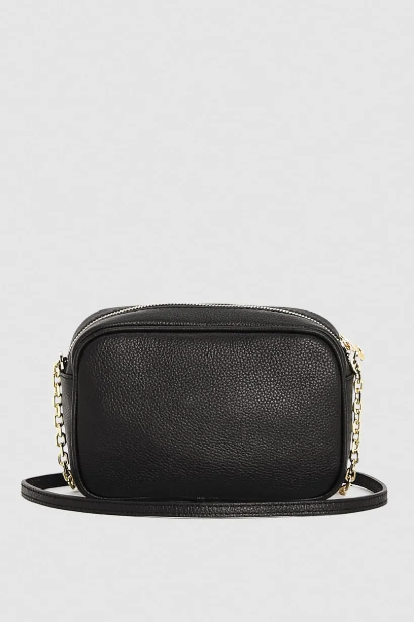 Borsa con tracolla in pelle