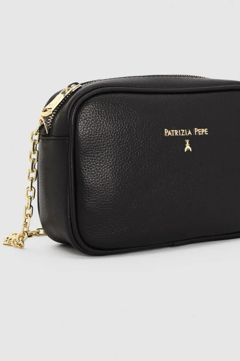 Borsa con tracolla in pelle