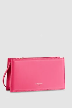 Borsa pocket con tracolla in pelle