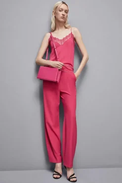 Borsa pocket con tracolla in pelle
