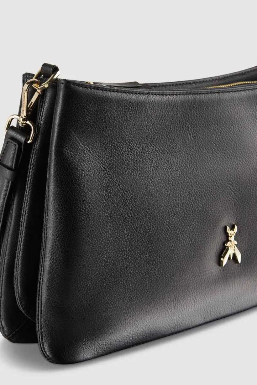 Borsa tre scomparti con tracolla