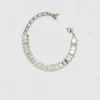 Bracciale con ciondolo e strass
