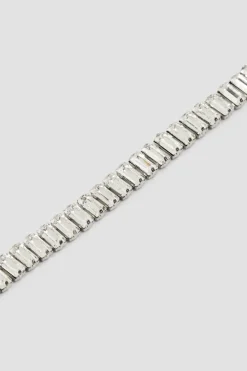 Bracciale con ciondolo e strass