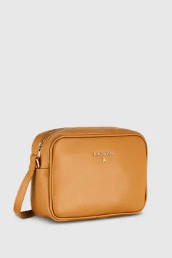 Camera bag in pelle con tasca interna