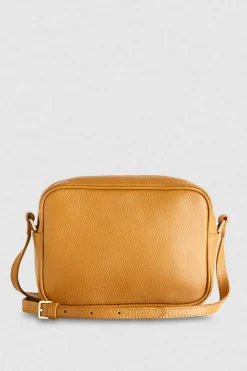 Camera bag in pelle con tasca interna