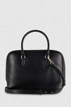 Camera case a tracolla con zip in pelle