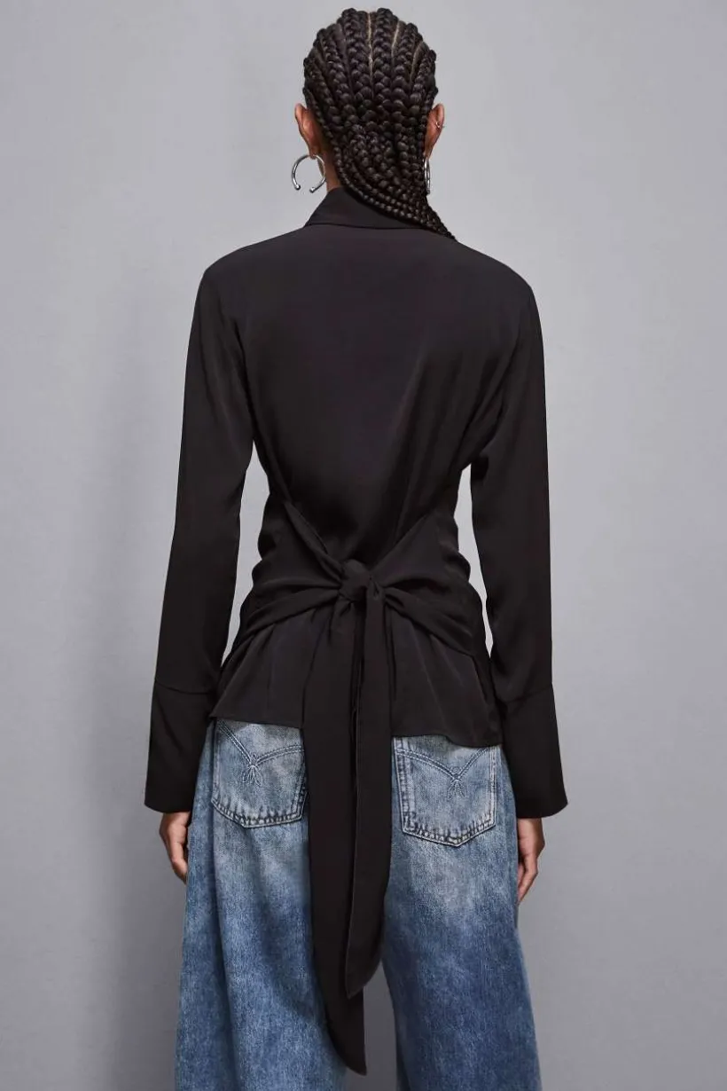 Camicia con fusciacca in twill Essential