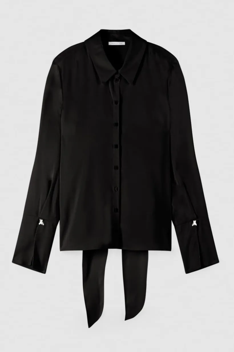 Camicia con fusciacca in twill Essential