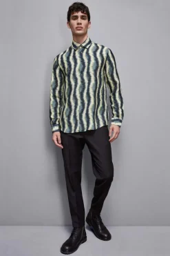 Camicia fluida fantasia