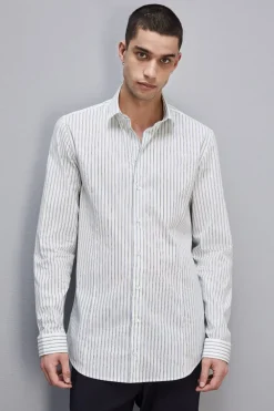 Camicia in cotone con stampa fantasia