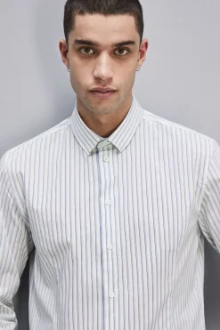 Camicia in cotone con stampa fantasia