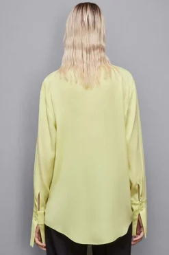 Camicia in twill di viscosa Essential