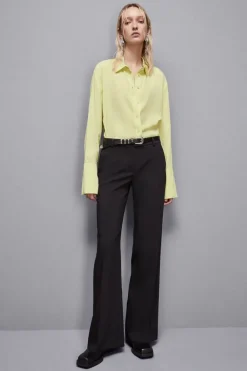 Camicia in twill di viscosa Essential