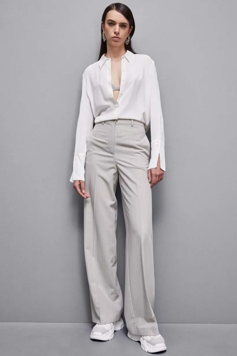 Camicia maniche lunghe in crepe Essential