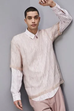 Camicia morbida in twill di viscosa