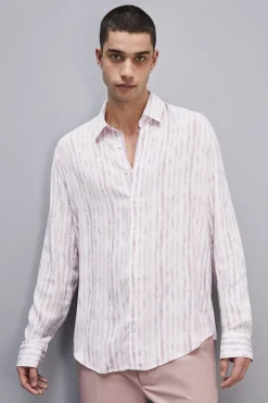 Camicia morbida in twill di viscosa