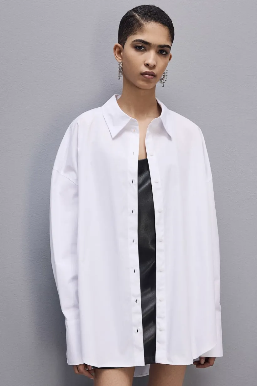 Camicia over in cotone Essential