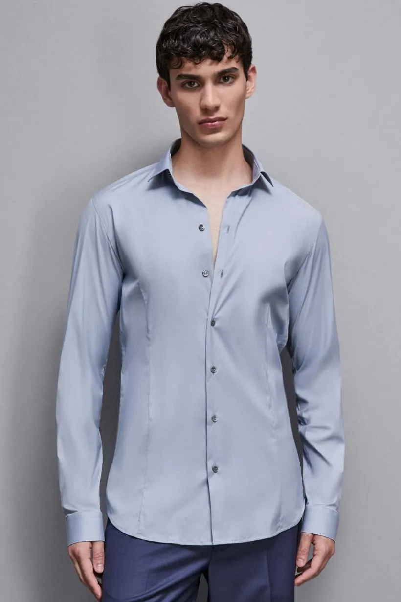 Camicia popeline lunga