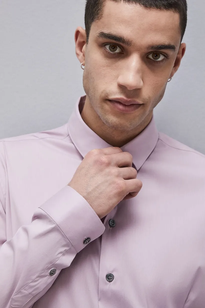 Camicia popeline lunga