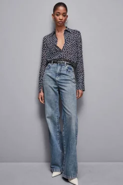 Camicia regular fit in georgette