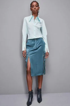 Camicia slim fit in cotone Essential