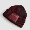 Cappello a costine in tessuto