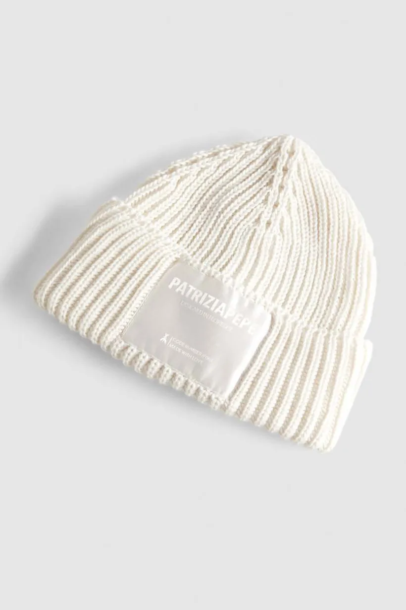 Cappello a costine in tessuto